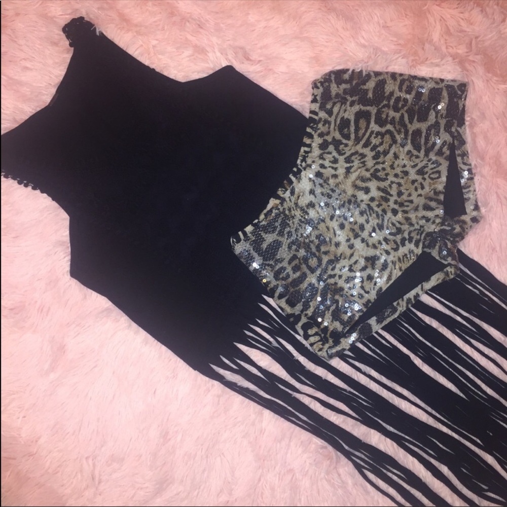 Poof! Crochet tank with long fringe